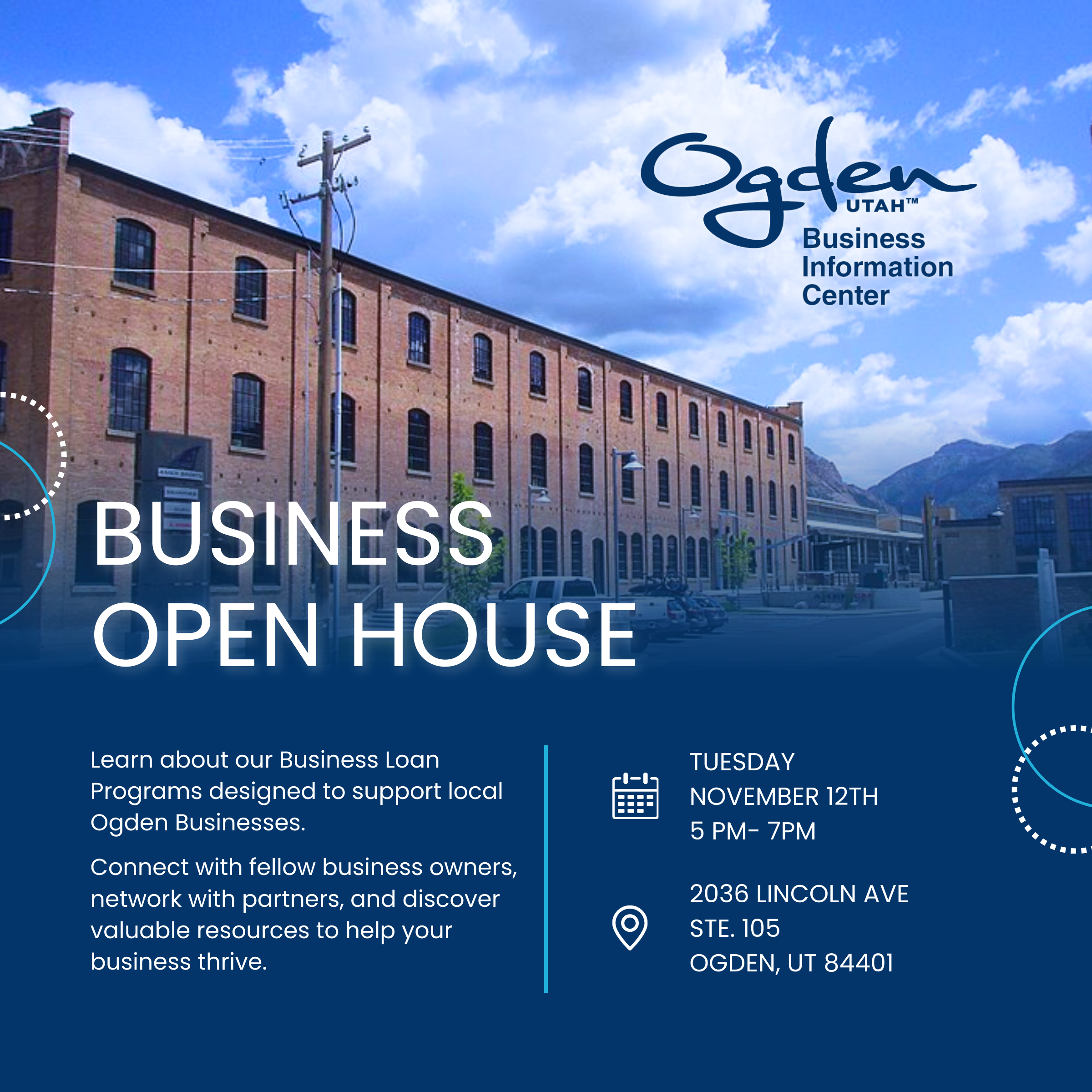 English Invite for BIC Loan Open House